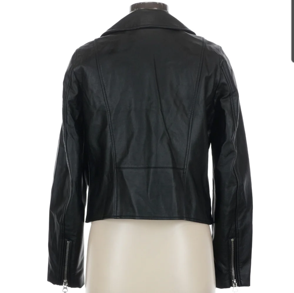 Torrid Black Leather Biker Jacket - Picture 2 of 12